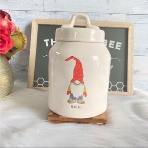 Rae Dunn MAGIC Gnome Christmas Home Decor Baby Canister